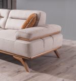 DORA-H KANEPE KREM - Görsel 2